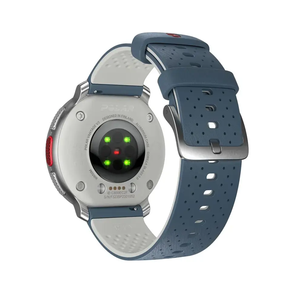 Polar Vantage V3 Sporthorloge Zilver/Blauw S-L