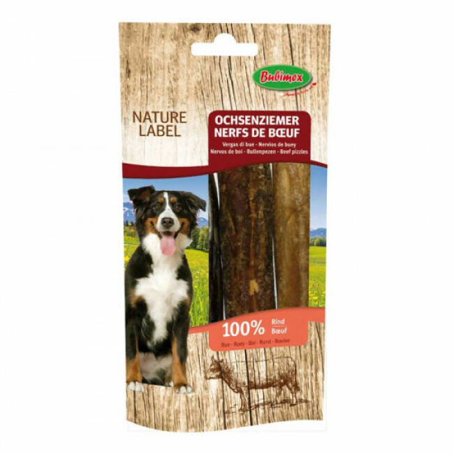 Nerf de bœuf séché pour chien Bubimex