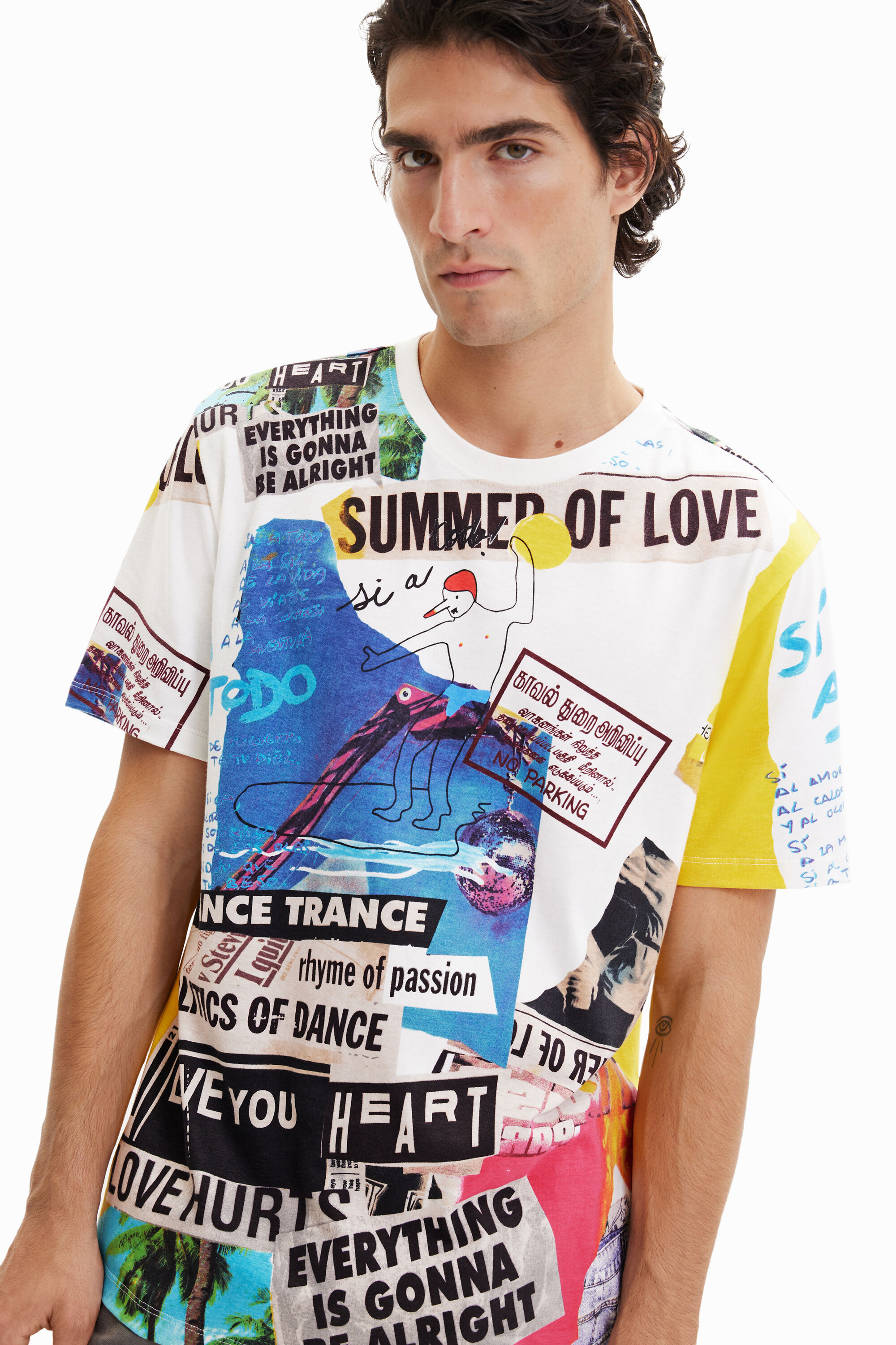 T-shirt manches courtes journal