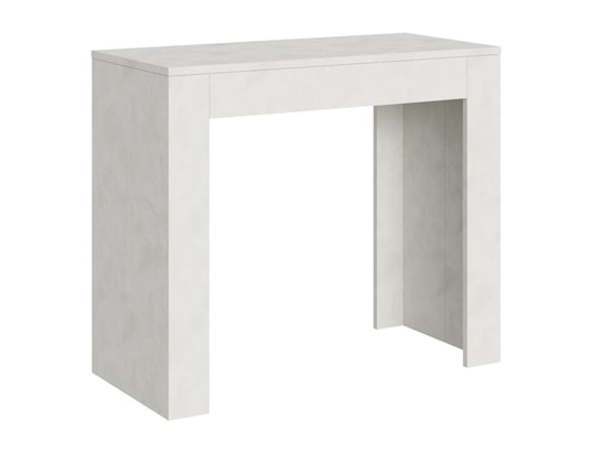 ITAMOBY - Console extensible emy 90x42/198cm blanc spatulé