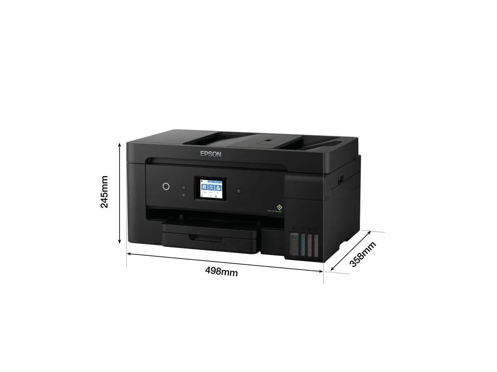 Epson EcoTank ET-15000 - Multifunktionsprinter - farve - blækprinter - A3/Ledger (297 x 432 mm) (original) - A3/Ledger (medie) - op til 11.5 spm (kopiering) - op til 17 spm (udskriver) - 270 ark - 33.6 Kbps - USB 2.0, LAN, Wi-Fi