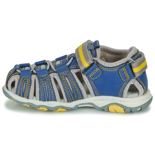 Kickers - KAWA - Bleu / Jaune