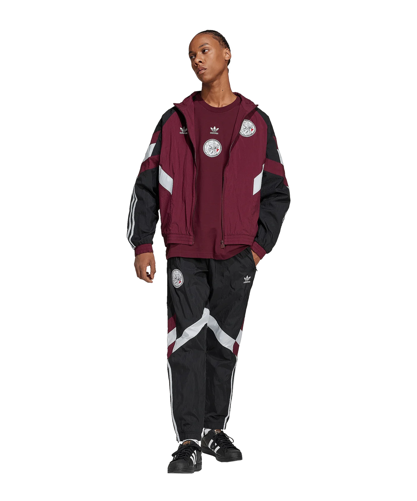 adidas Originals Ajax Amsterdam Trainingshose Schwarz