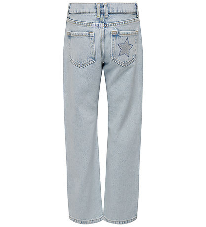 Kids Only Bukser - KogCarly - Light Blue Denim