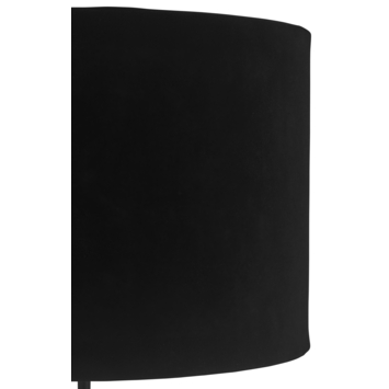 Lampenkap Velours Ø30x21 zwart