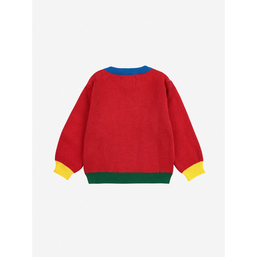 Køb Bobo Choses Red Doggy Mate Jacquard Jumper