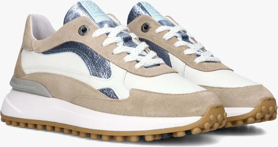 FLORIS VAN BOMMEL taupe floris van bommel lage sneakers sfw-10079