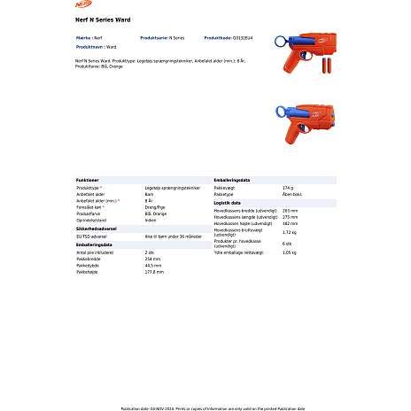 Nerf N Series Ward