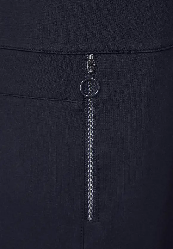 Knielanges Jerseykleid - deep blue