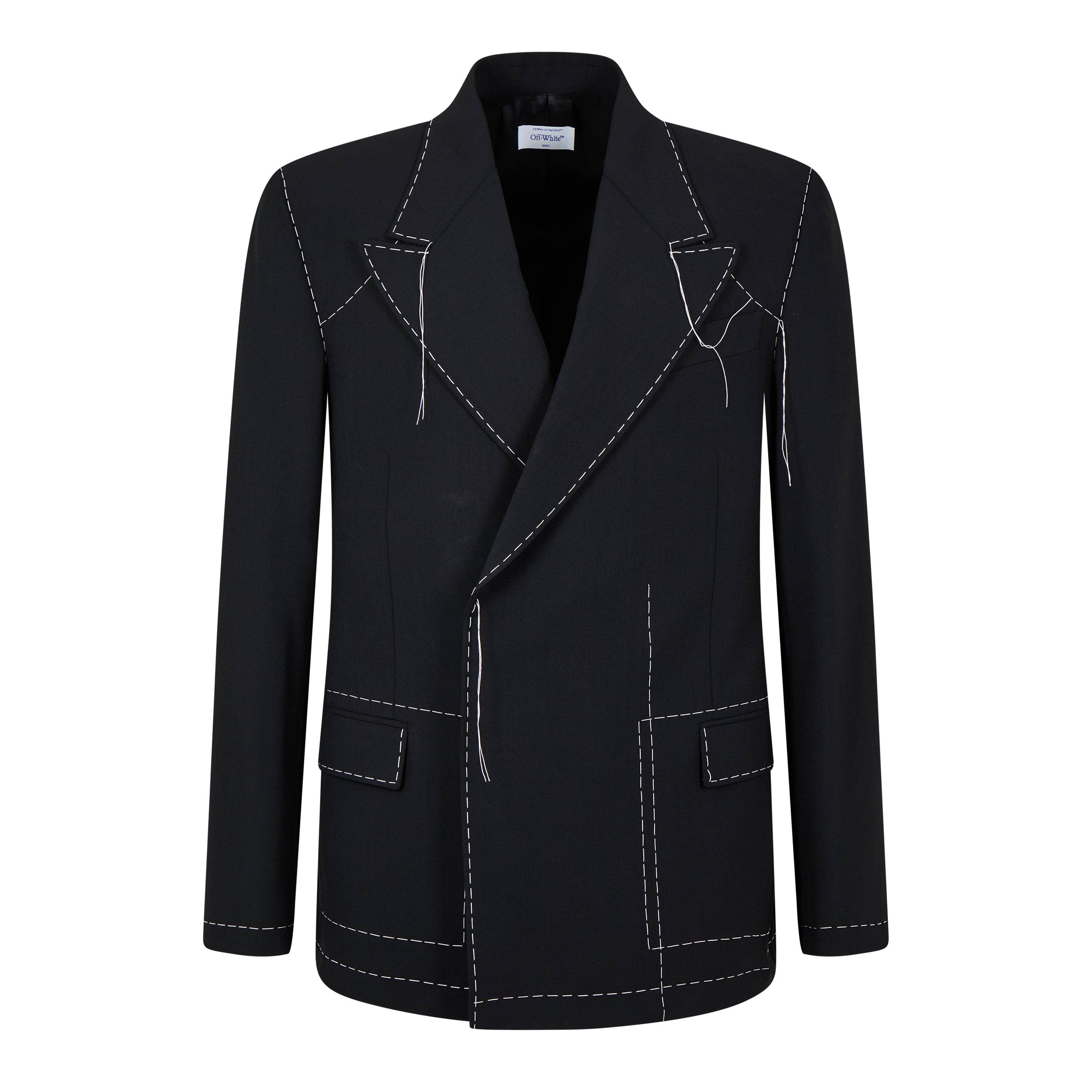 Off White Bdy Stch Tux Jkt Sn32