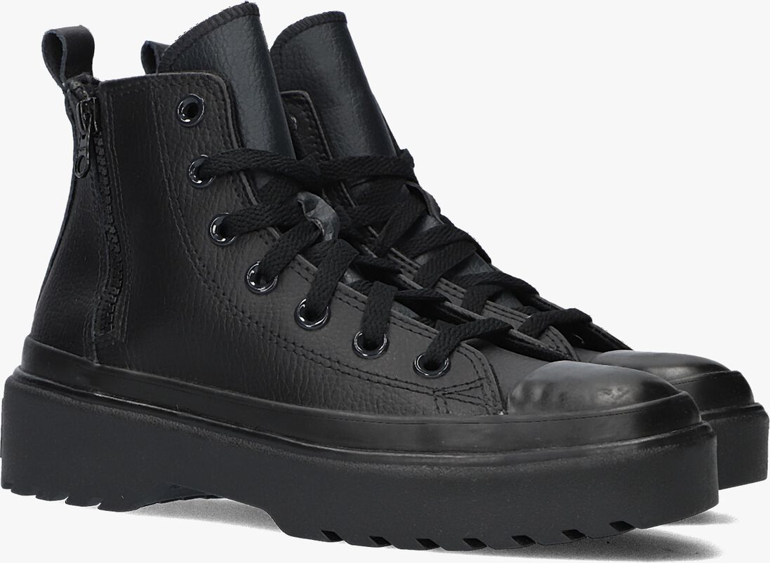 CONVERSE zwarte converse hoge sneaker chuck taylor all star lugged lift platform
