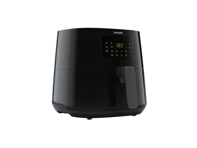 Philips Essential HD9280 Airfryer XL - Varmluftsrister - 6.2 liter - 2000 W - mørk sølv/sort