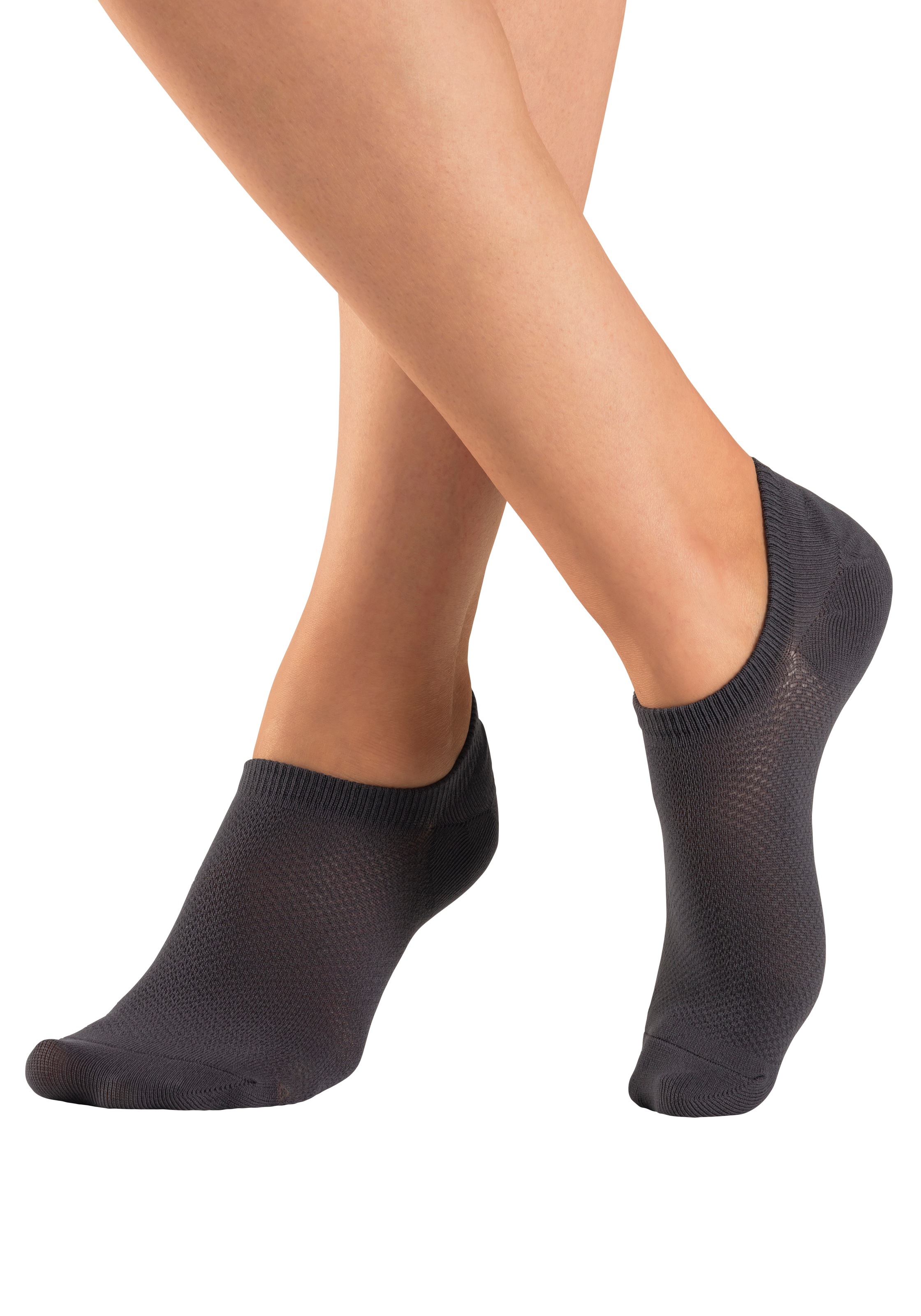 LASCANA ACTIVE Sneakersocken Packung, 7 Stk. tlg. mit Pikeestruktur