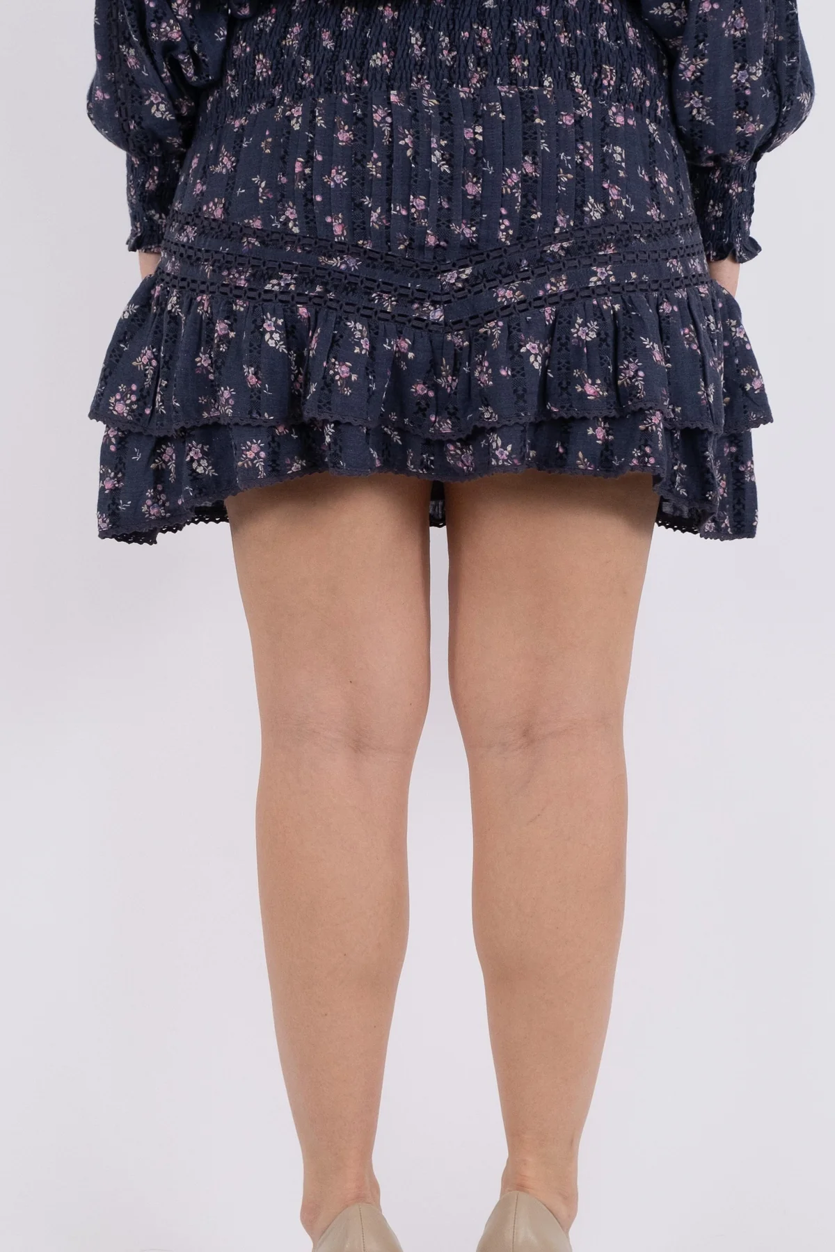 Neo Noir Atkin Delicate Floral Skirt