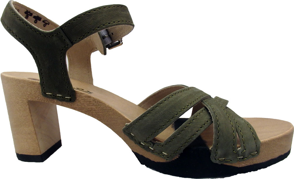 Softclox Sandalette LANEA Nature Nappa oliv