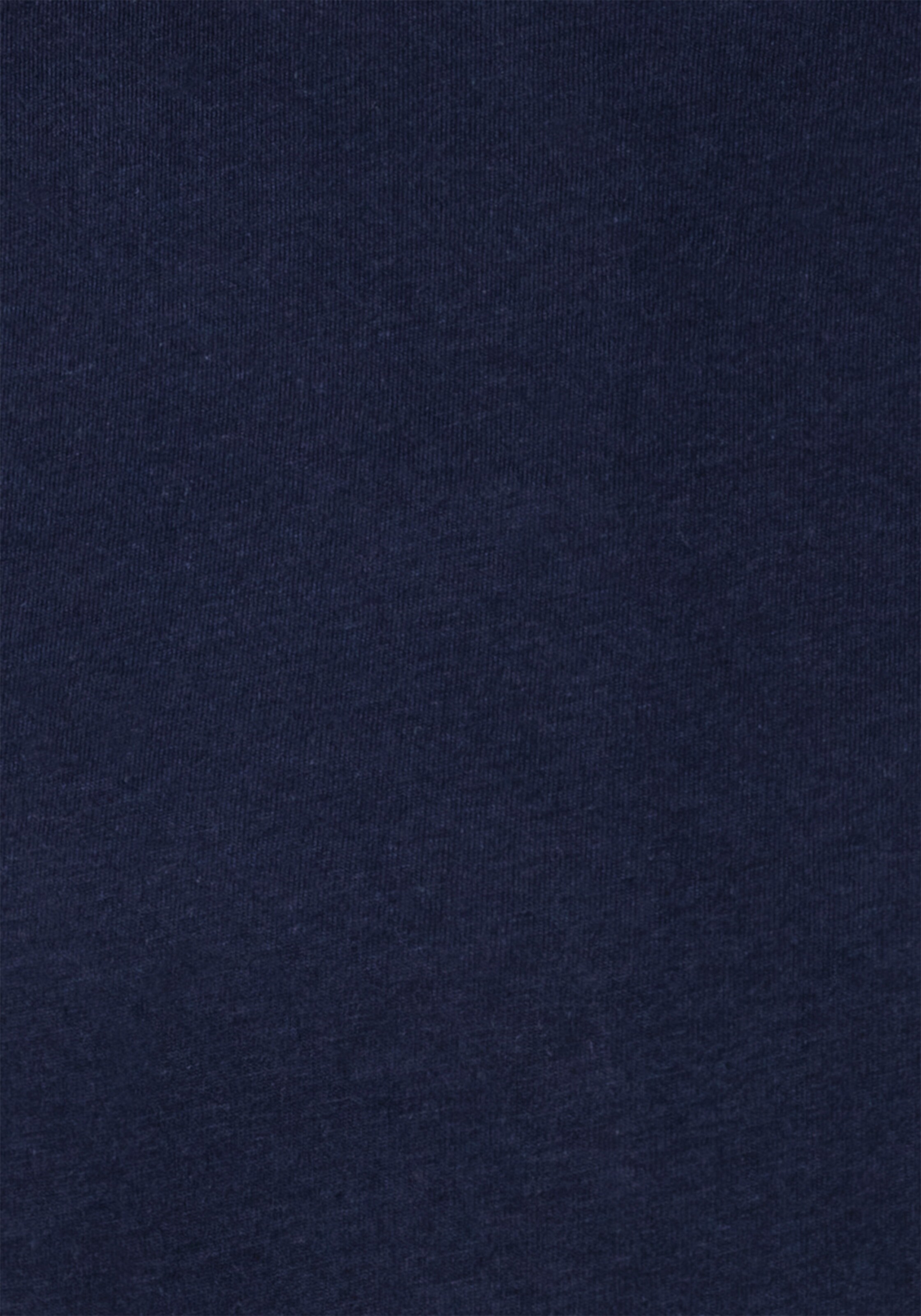 KangaROOS Kurzarmshirt in navy, weiß