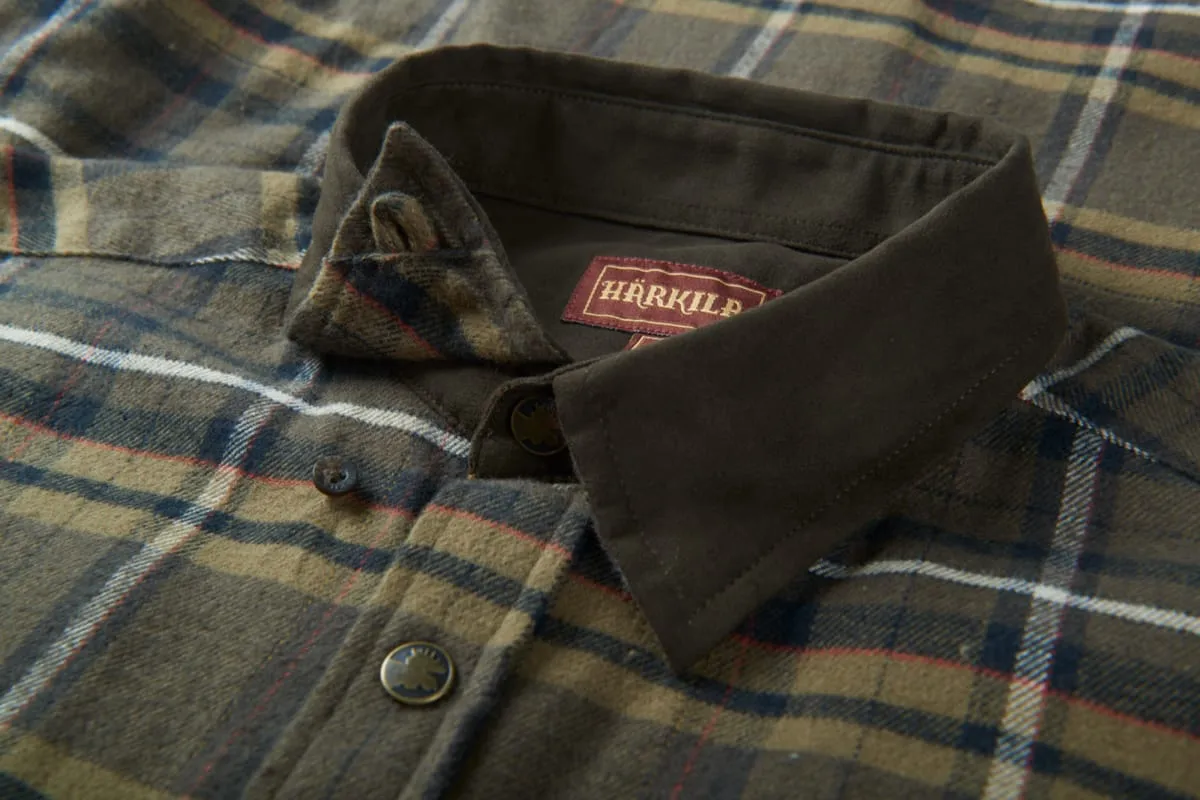 Härkila Men's Pajala Shirt Willow Green Check