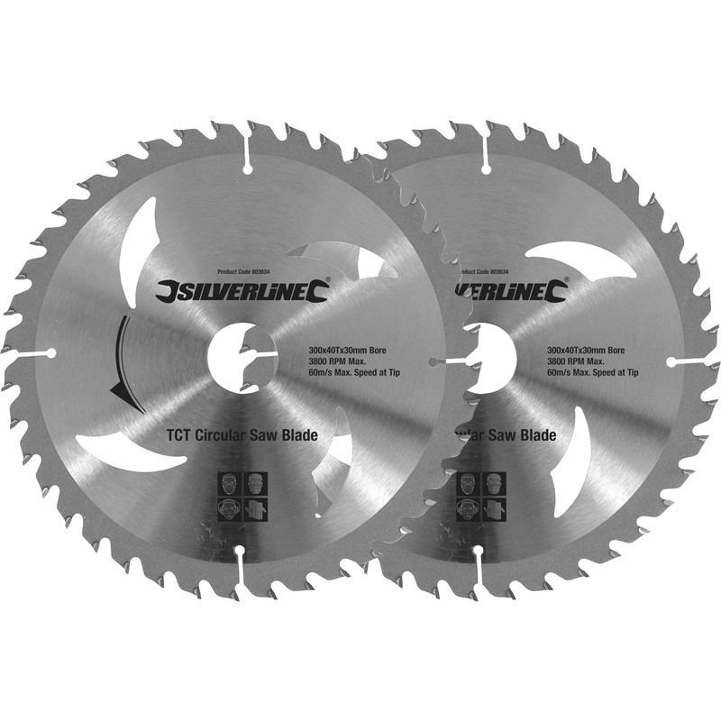 HM cirkelzaagbladen 300x30mm 25/20/16mm verloopring