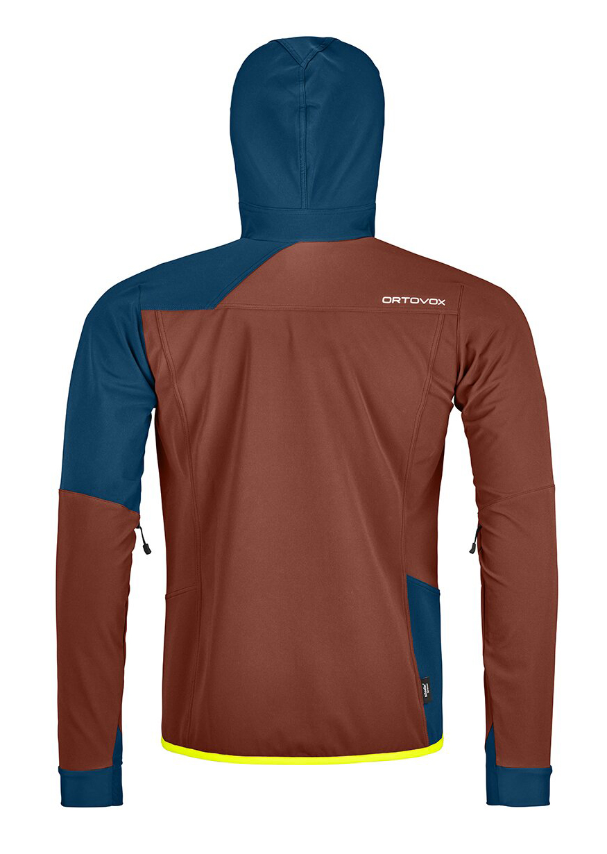 Col Becchei Jacket Herre Clay Orange