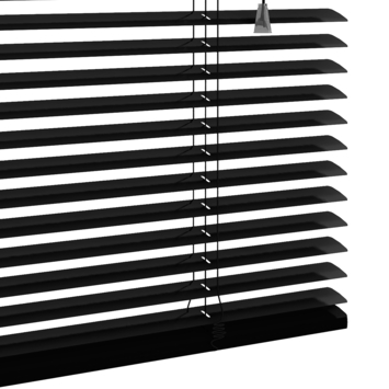 GAMMA aluminum jaloezie 25 mm mat zwart (kleurnr. 320) 120x180 cm (bxh)
