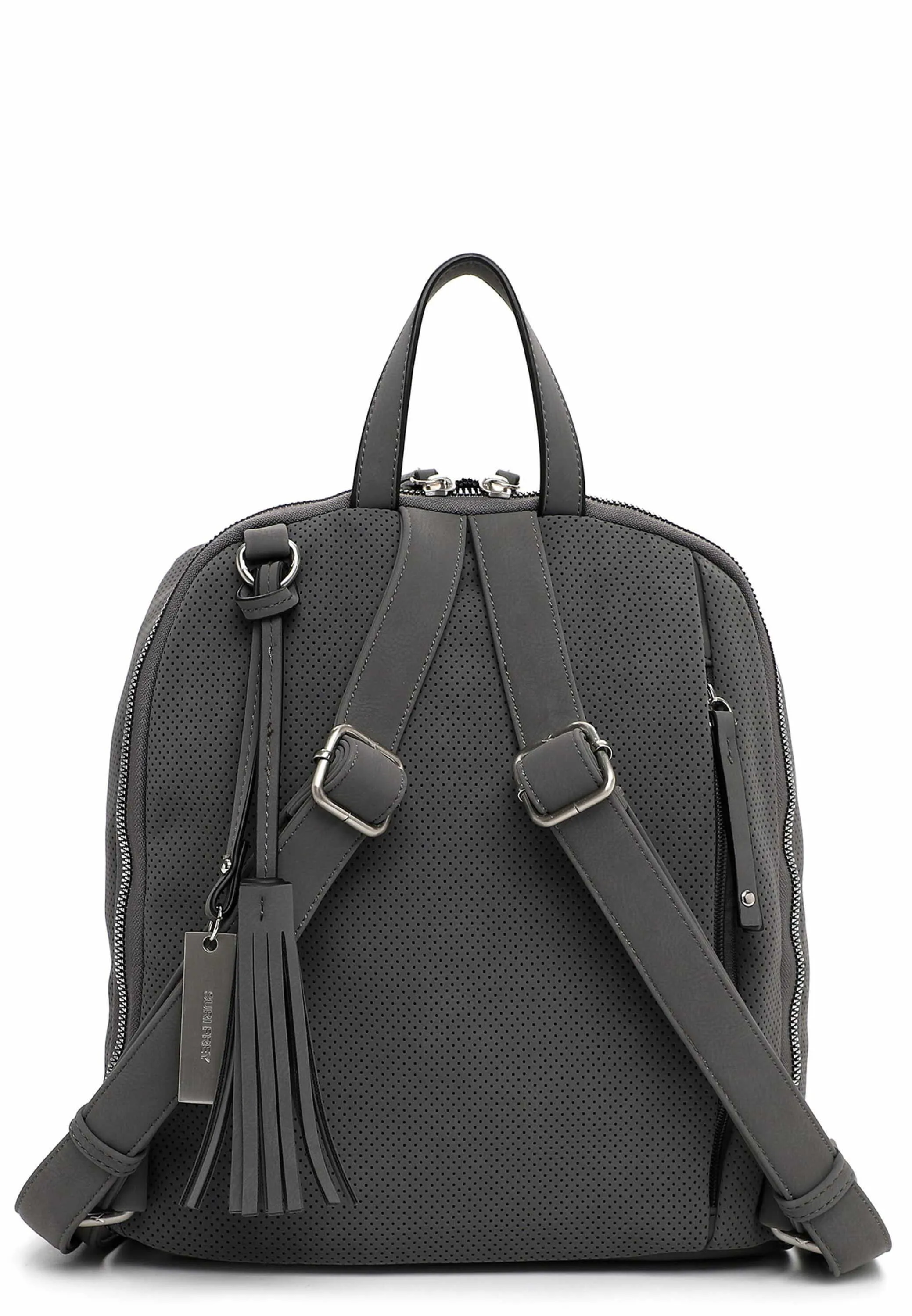 SURI FREY Rucksack Grau Lederimitat