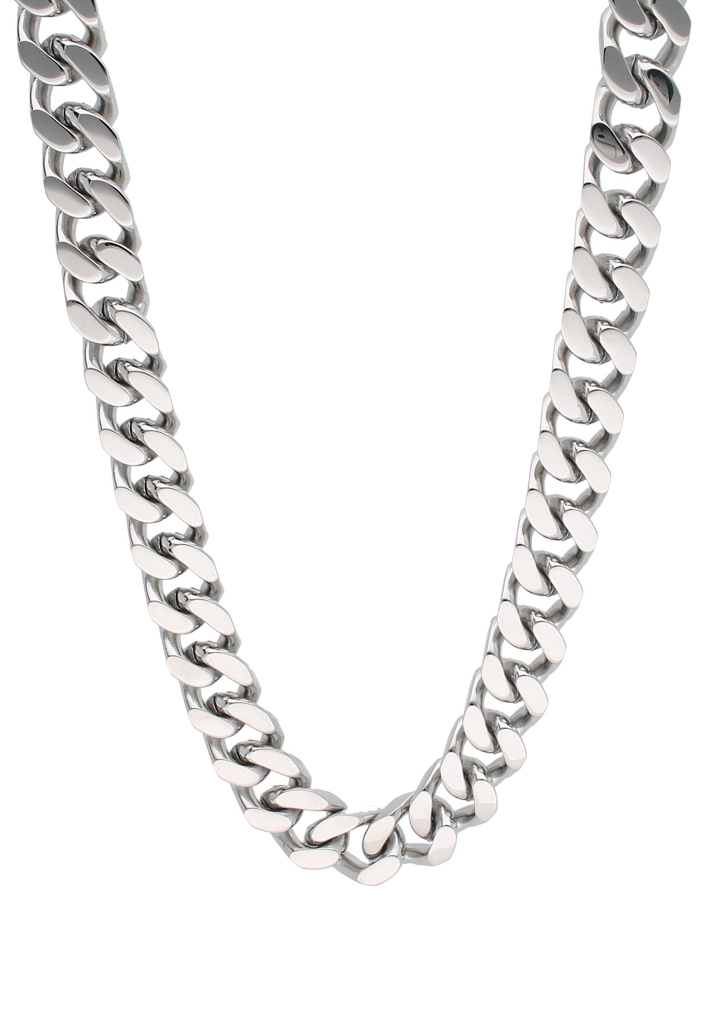 Firetti Panzerkette »Schmuck Geschenk Edelstahl Halsschmuck Halskette 12 mm breit«