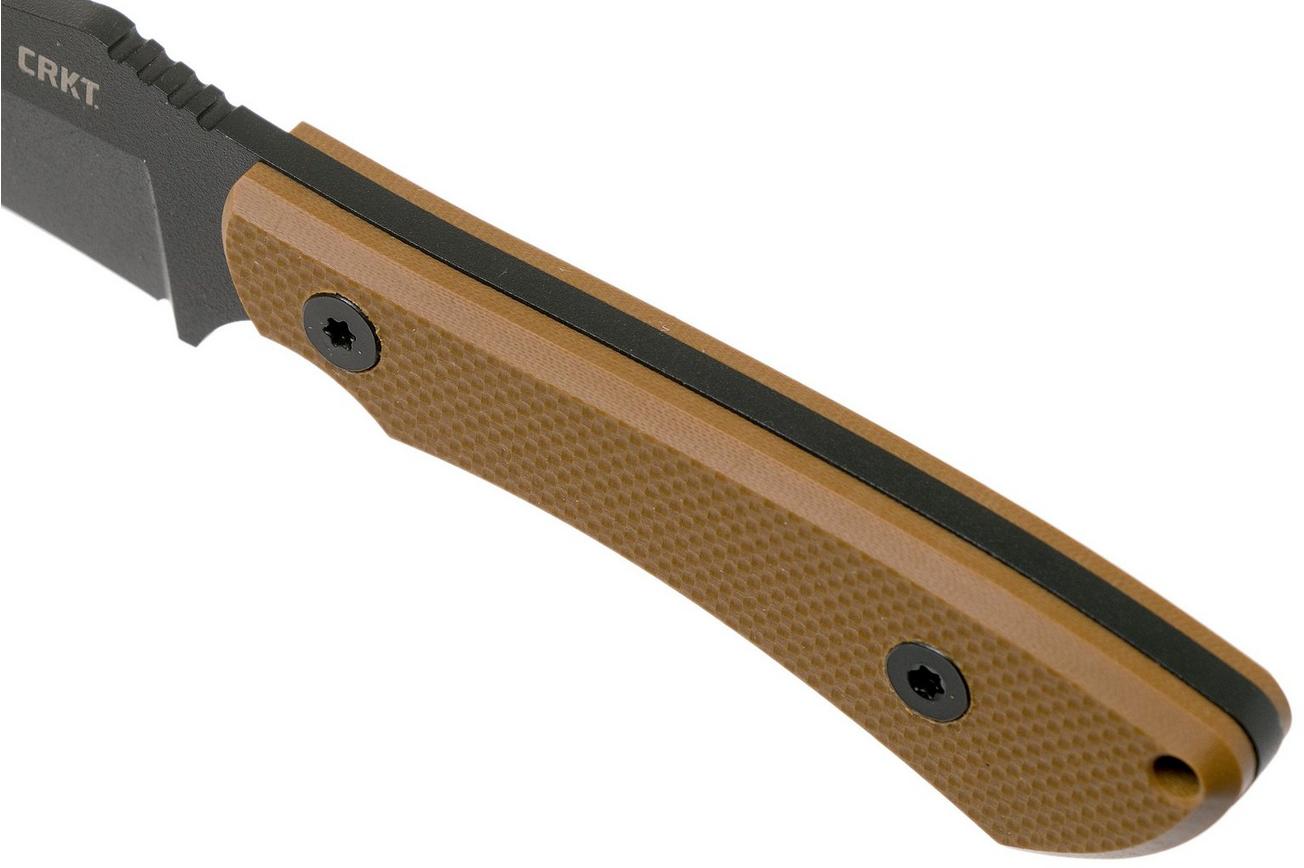 CRKT Ramadi Coyote Brown 2083 vaststaand mes, Darrin William Sirois design