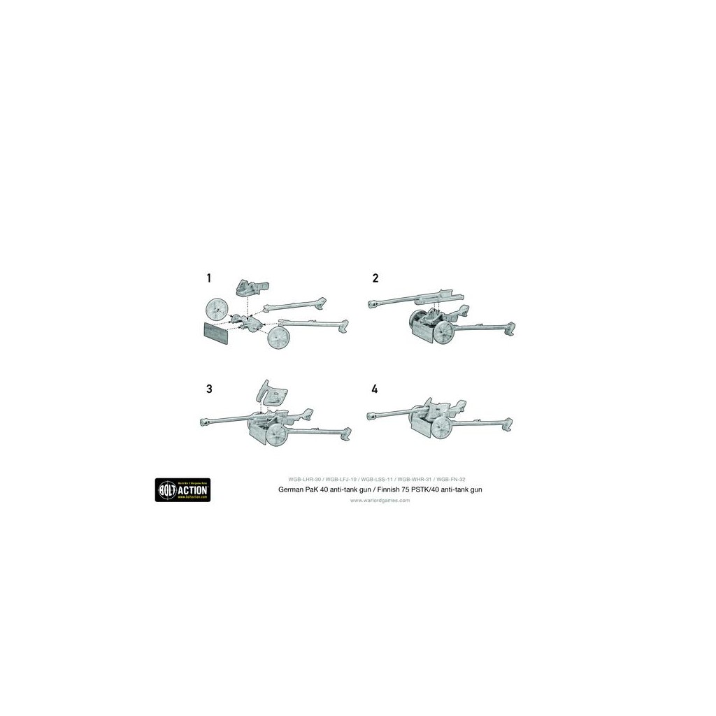 Bolt ACtion - Finnish 75 PSTK/40 Anti-Tank Gun