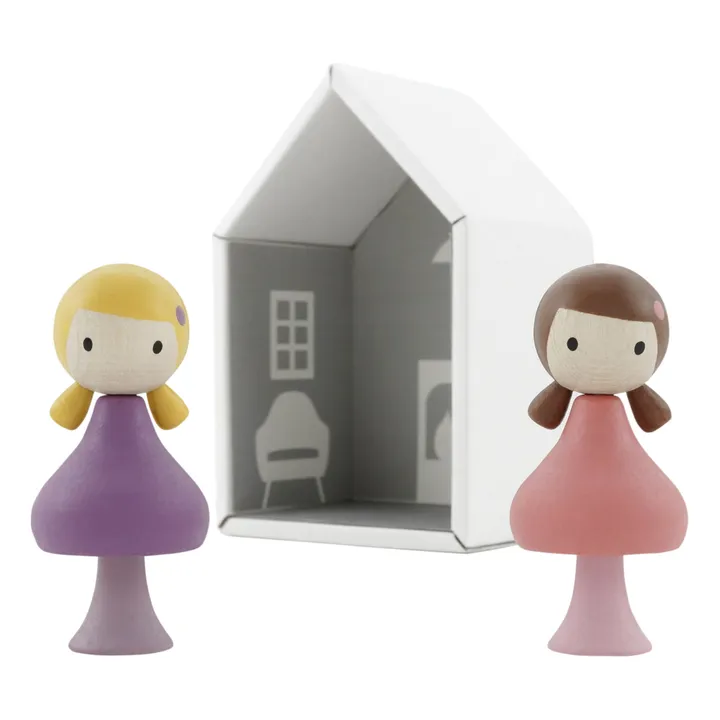 Clicques Personnages en bois Lucy & Maggie