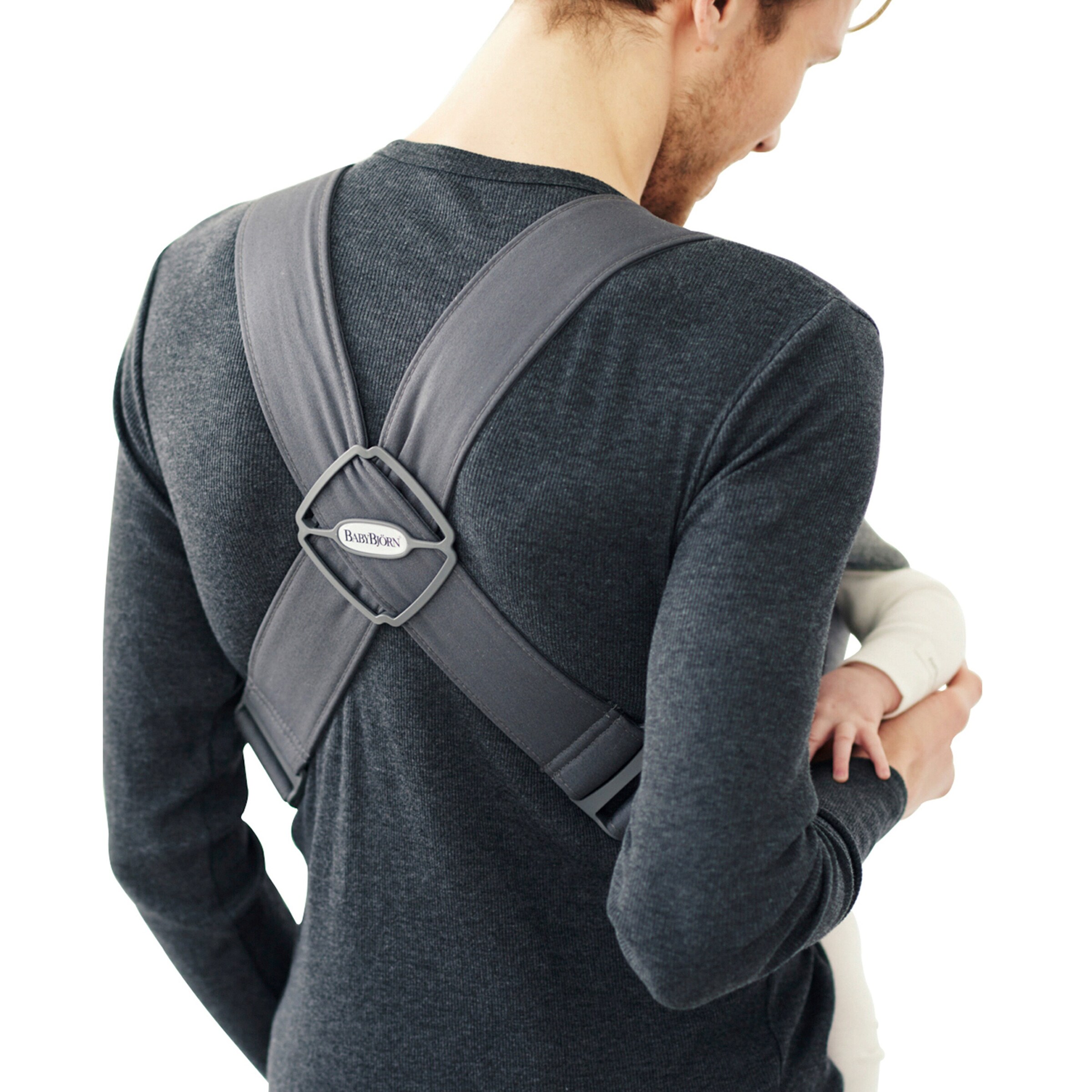 BabyBjörn Babytrage Mini 3D Jersey Dark Grey