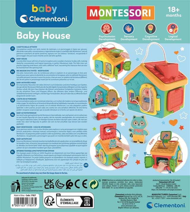 Clementoni Montessori Baby Lockers' House