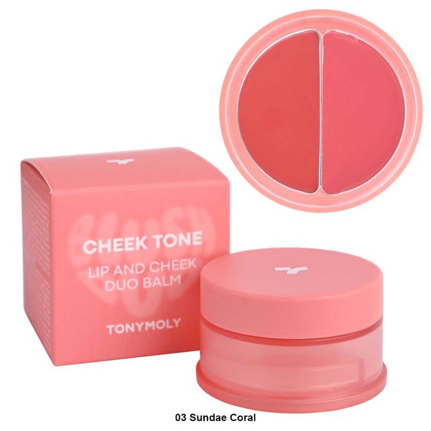 TONYMOLY - Cheek Tone Lip And Cheek Duo Balm - 9 kleuren