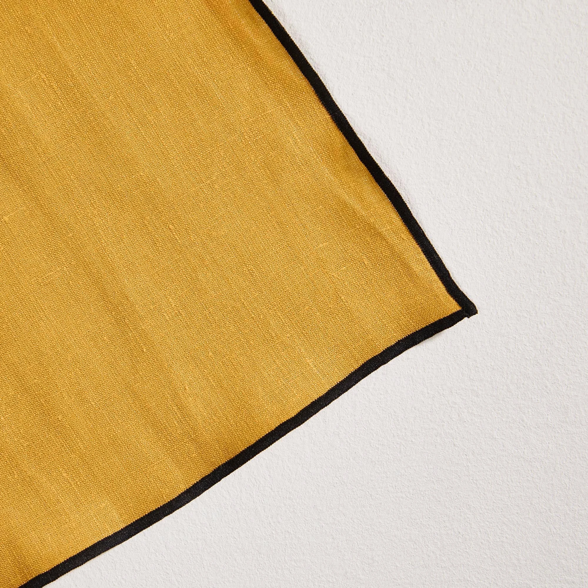 CARLINA - Serviette de table | Jaune