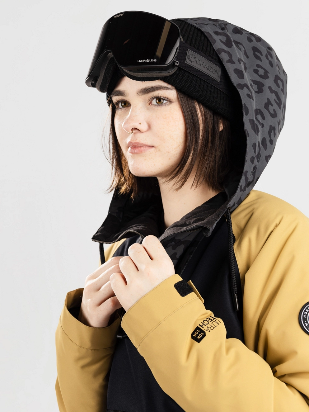 Horsefeathers Derin II Anorak cheetah