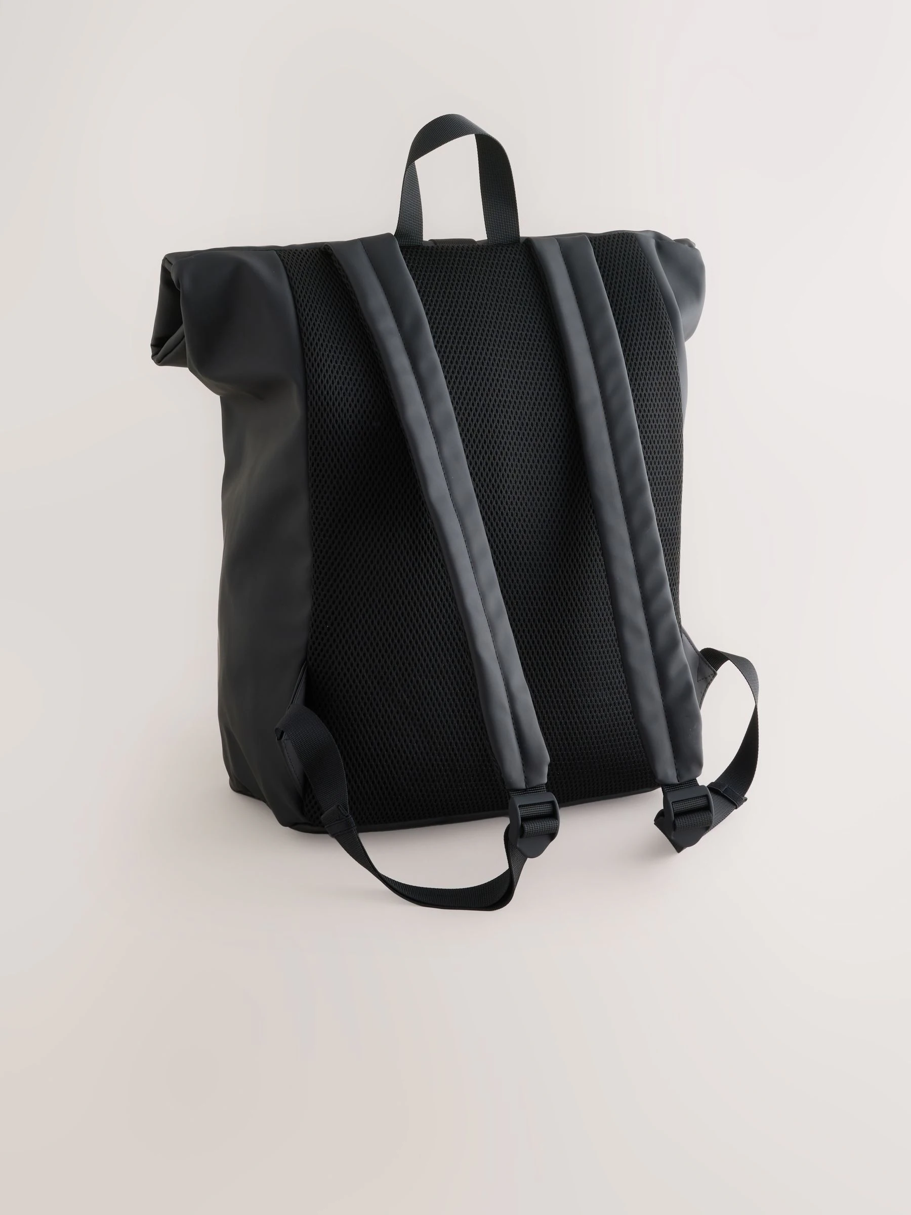 Zwart - Rubberised Backpack