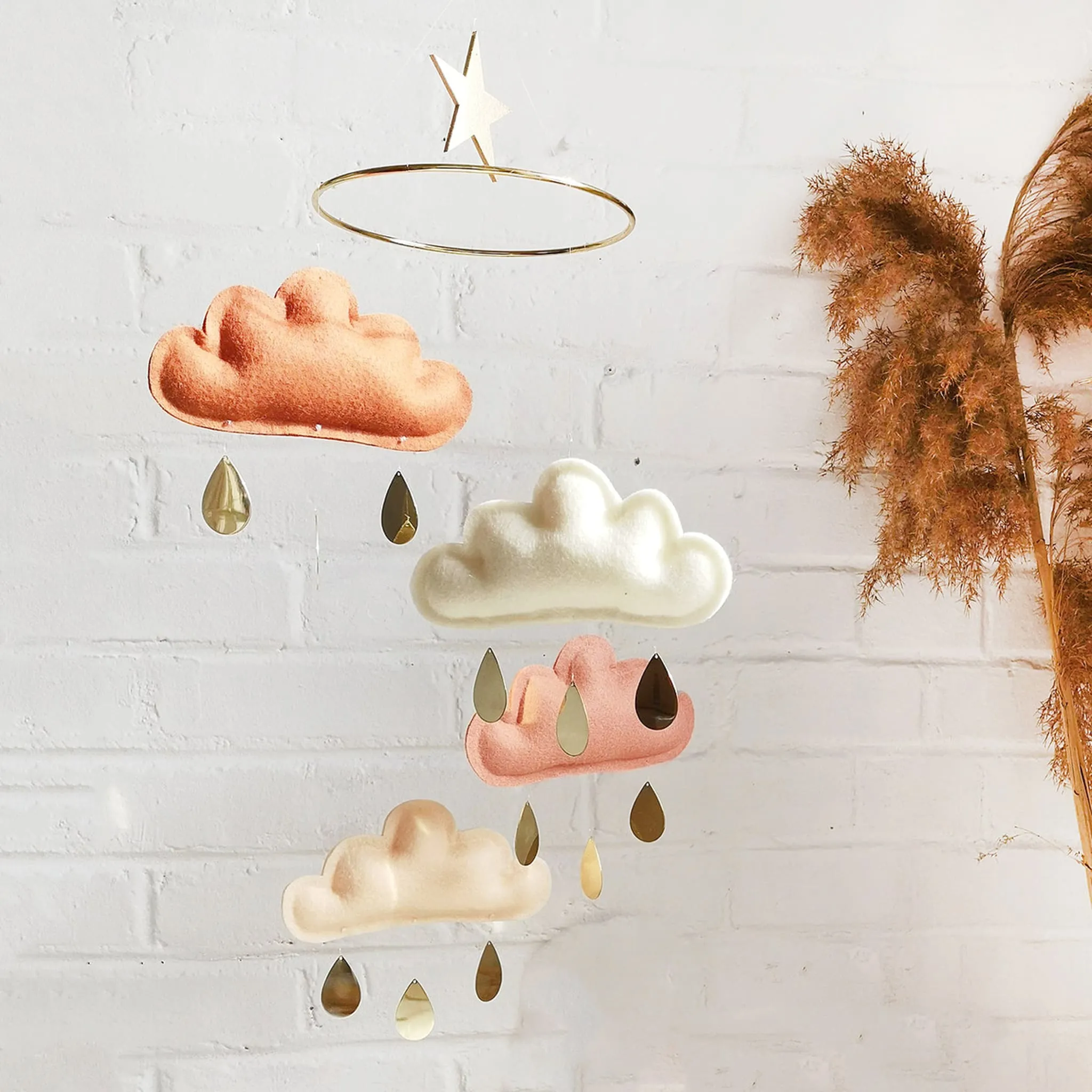The Butter Flying Mobile Nuage - Rusty