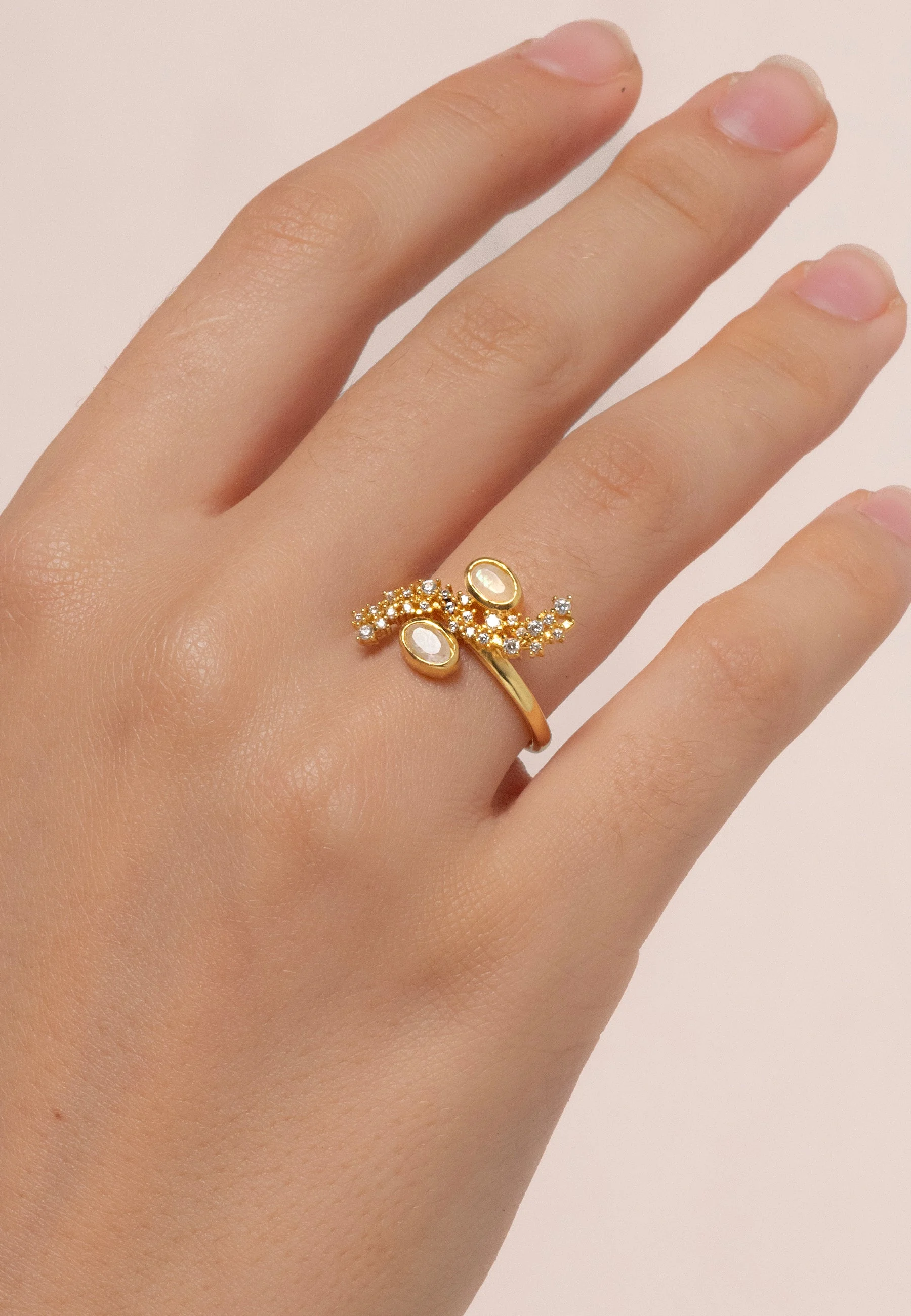 BAGUE CASSARA BLANC - Bague cassara blanc | Blanc