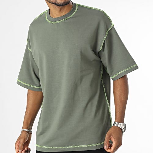 Tee Shirt Oversize Large Vert Kaki