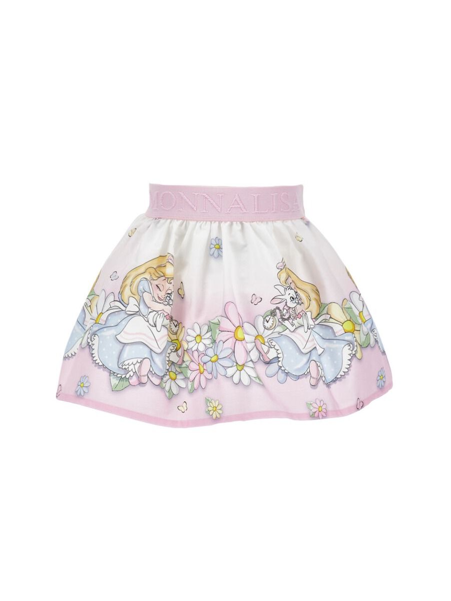 Monnalisa Alice Cotton Skirt