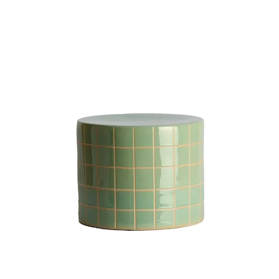 Bijzettafel Maucho - Groen - Ø42x34cm