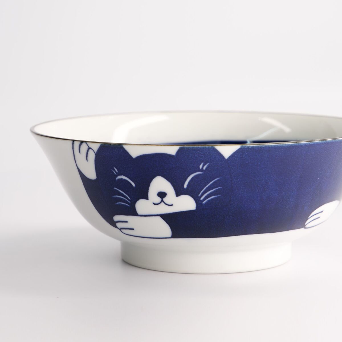 Kawaii Cat Neko Vit ramenskål
