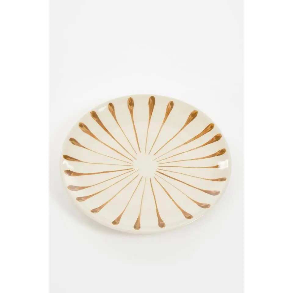Mica Decorations Elsie Ontbijtbord - Assorti - Steengoed - Bruin