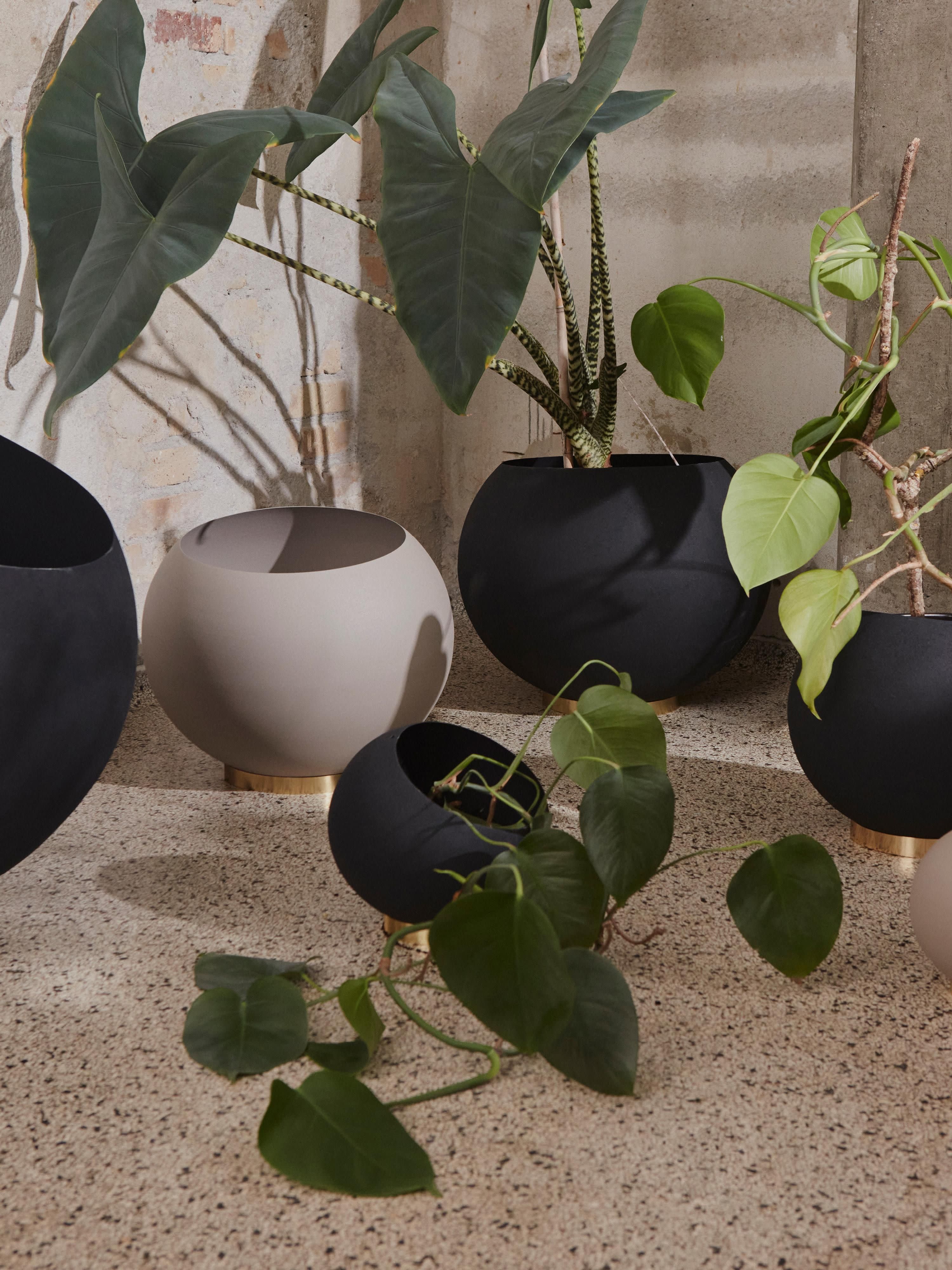 Plantenpot Globe van metaal