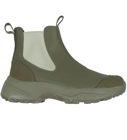 Woden GummiStøvler - Siri Waterproff - Dark Olive/Alfalfa