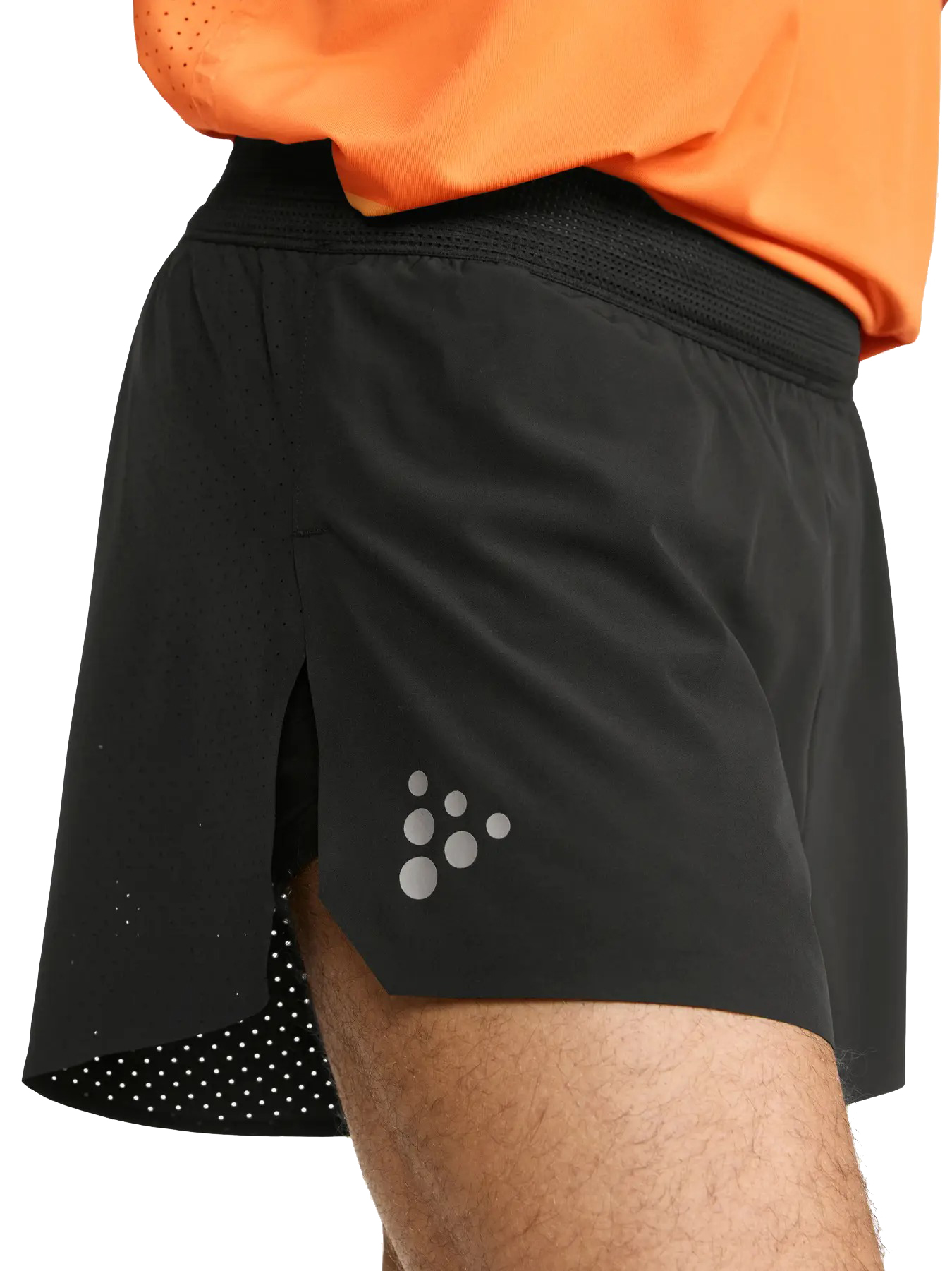 PRO Hypervent Split Shorts 2 Herre Black