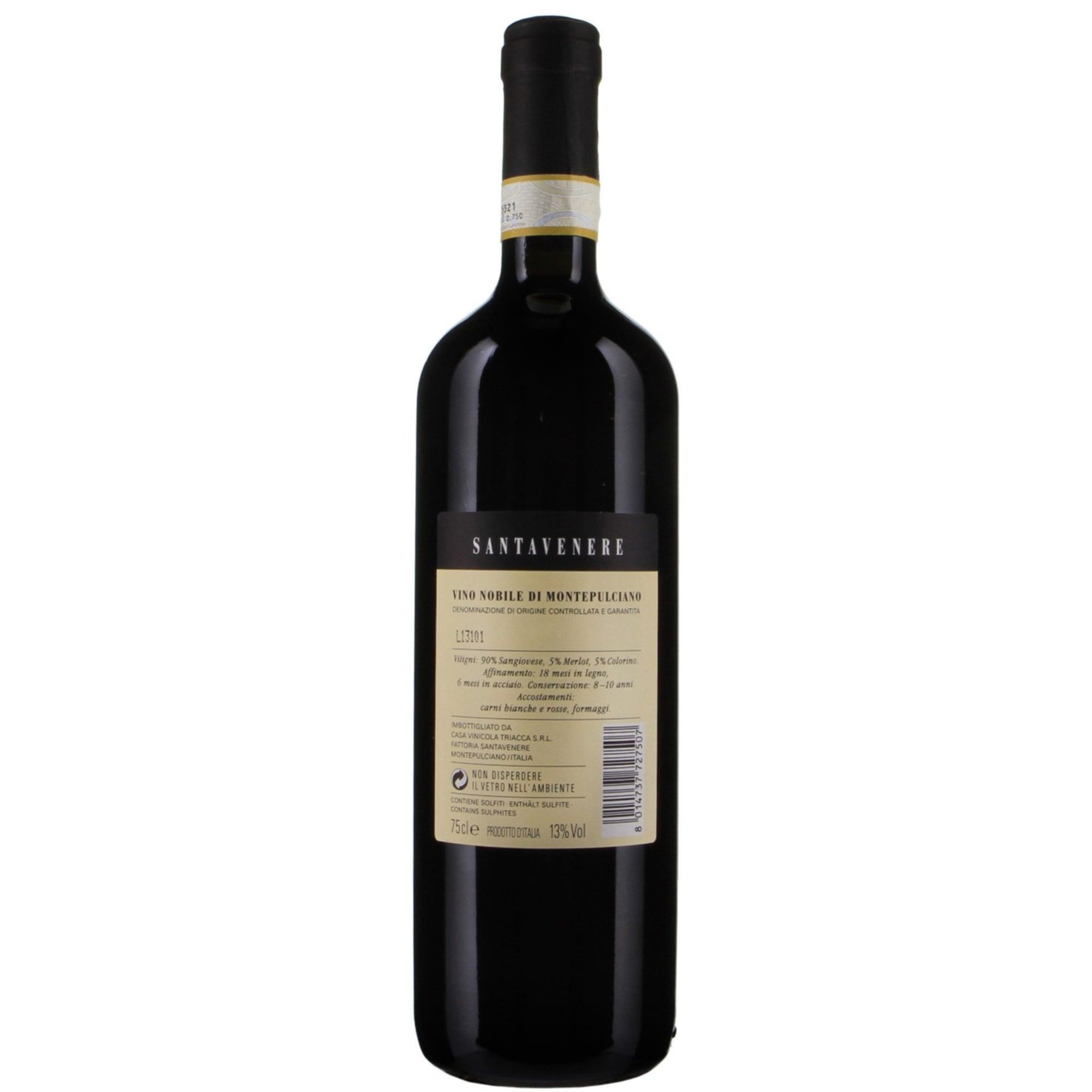 Vino Nobile di Montepulciano DOCG Santavenere Triacca -75cl