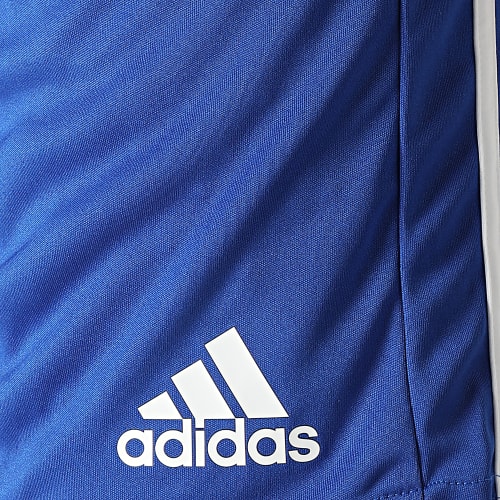 Short Jogging A Bandes GK9153 Bleu Roi