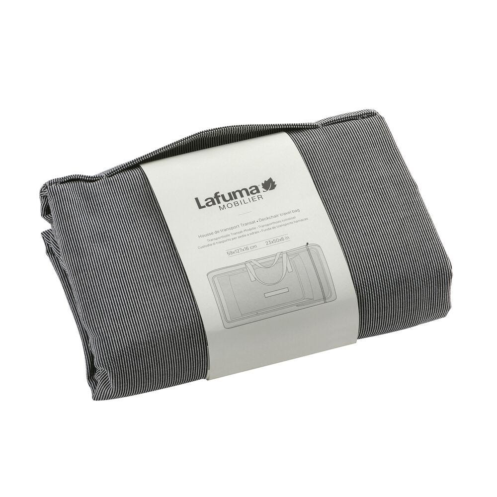 Transporthülle für Liegestuhl Maxi Transat, Transatube, Transabed PU-Polypropylenfilm Grau Anthracite