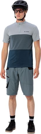 QIMSA Herren-Kurzarmtrikot  pigeon grey  XL