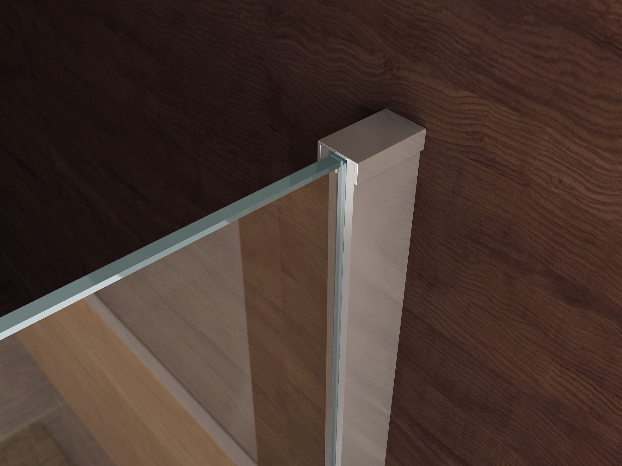 Mueller Wes RVS inloopdouche met anti-kalk 120x200cm